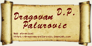 Dragovan Palurović vizit kartica